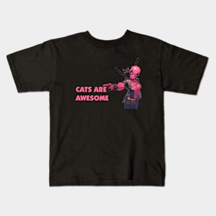 Cats are awesome Kids T-Shirt